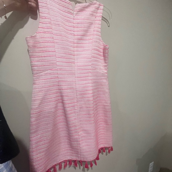 Eliza J pink dress with tassels - Picture 2 of 3